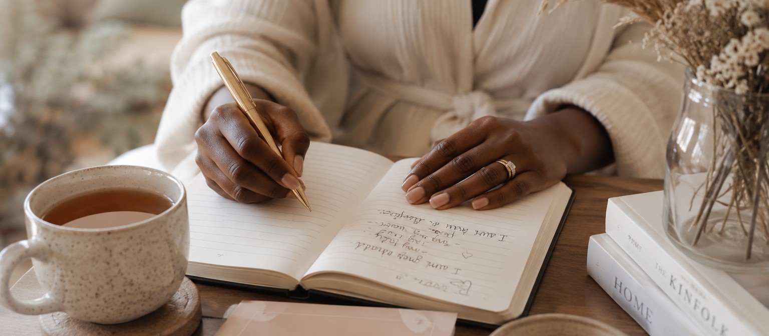 Mother reading with her newborn at home
